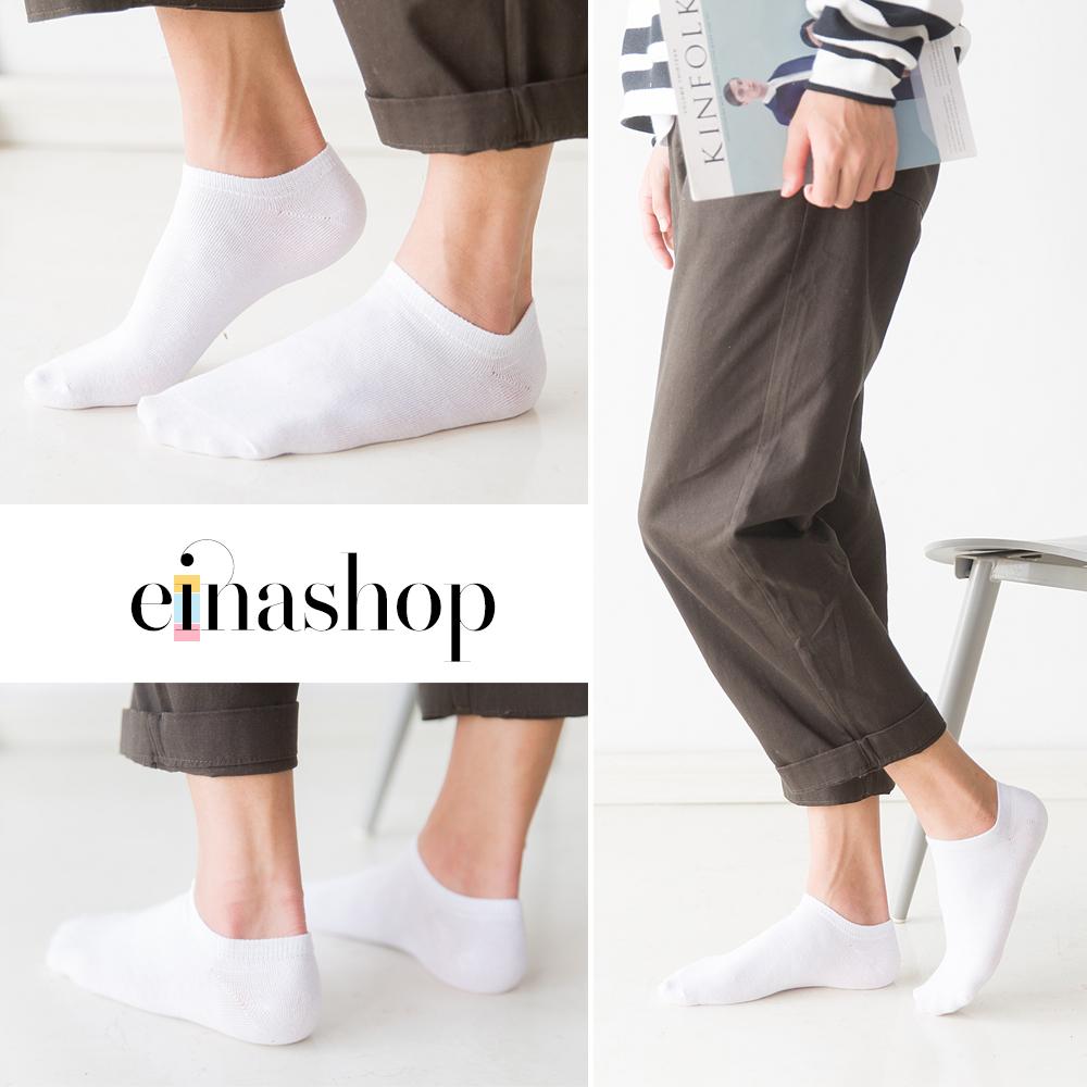Falari Men's Ankle Socks 6 Pairs - Black Soft Cotton Blend Low Cut Comfort